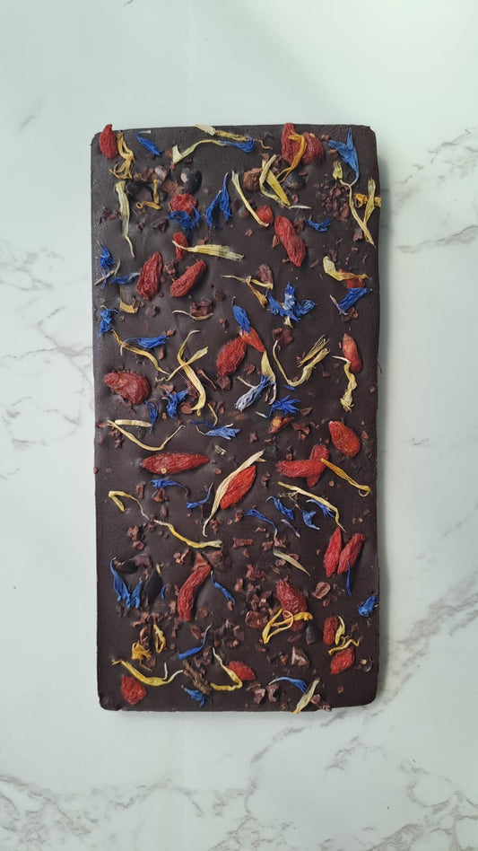 Flower Moon Chocolate Slab 100g