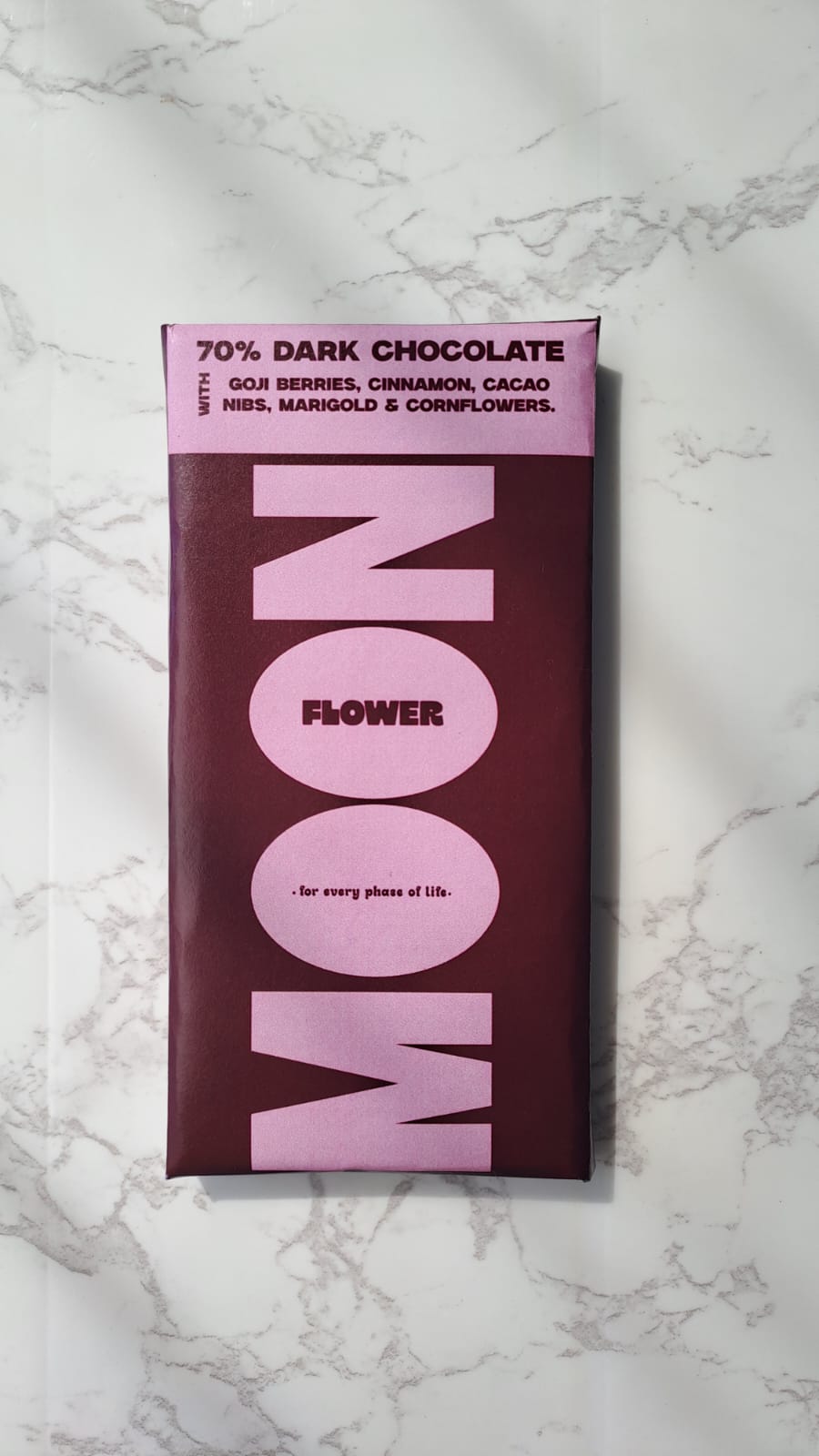 Flower Moon Chocolate Slab 100g