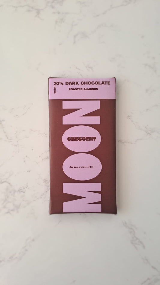 Crescent Moon Chocolate Slab 100g