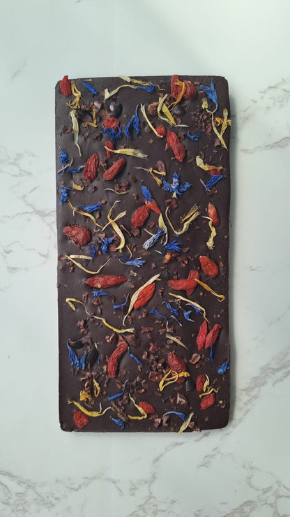 Flower Moon Chocolate Slab 100g