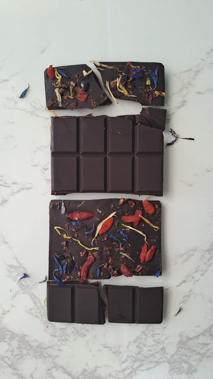 Flower Moon Chocolate Slab 100g